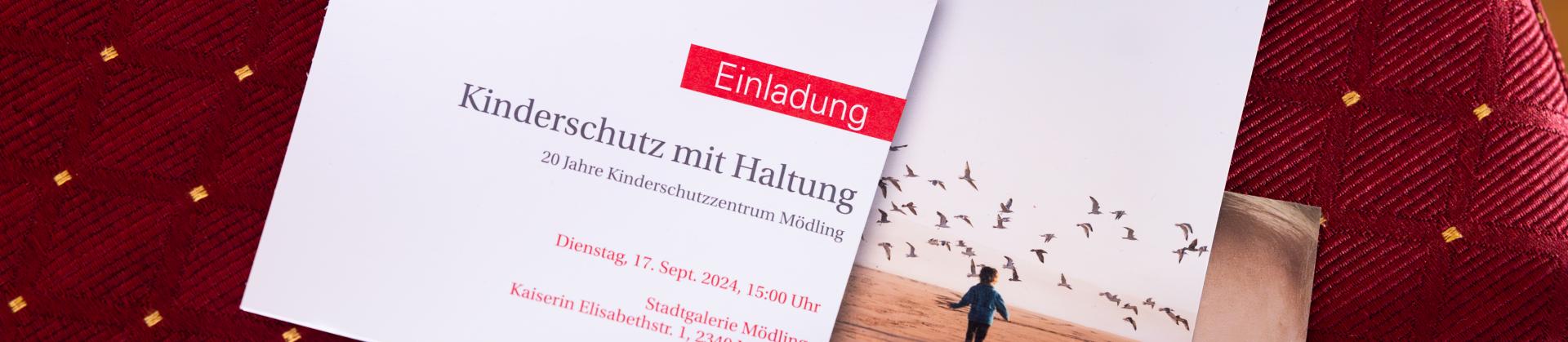 Einladung 20 Jahre die möwe Mödling