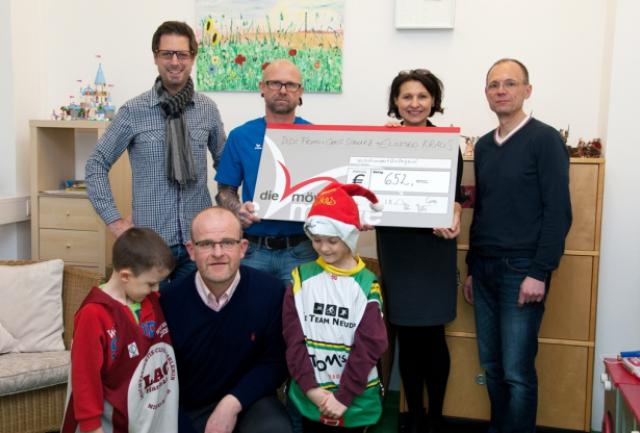 Scheckübergabe Charity Aktion Mistelbach