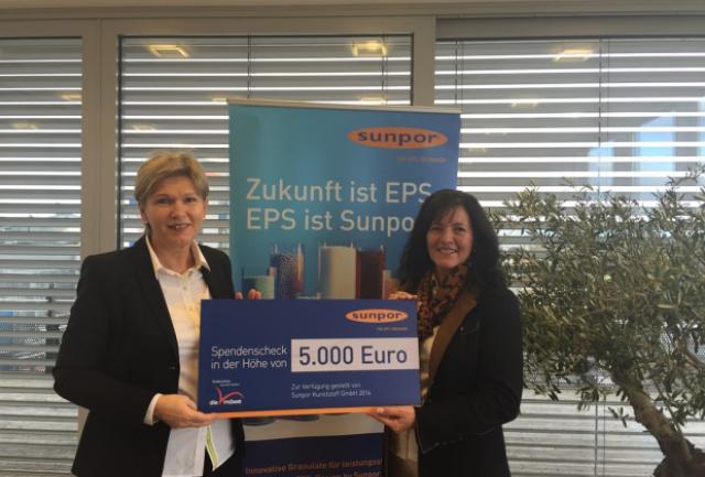 Scheckübergabe Firma Sunpor 2014