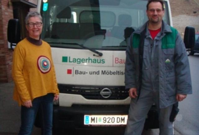 Roswitha Tscherkassky-Koularas (die möwe), Manfred Seidl (Raiffeisen-Lagerhaus Mistelbach)
