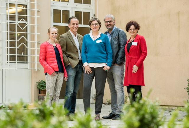 vlnr: Mag. Johanna Zimmerl, Univ.-Prof. DDr. Martin Grassberger, Mag. Hedwig Wölfl. DSA Horst Wolfger, Mag. Annelies Strolz