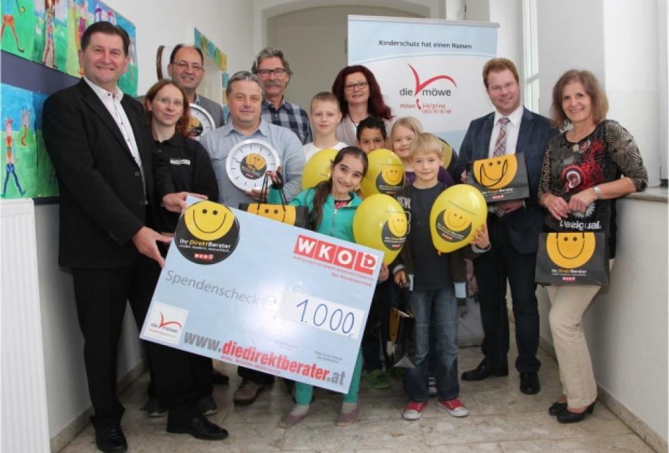 Scheckübergabe Direktberater Volksschule Herzogenburg