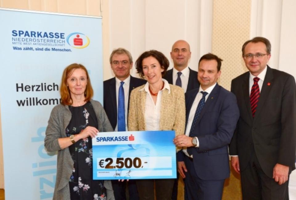 Erste Bank Scheckübergabe