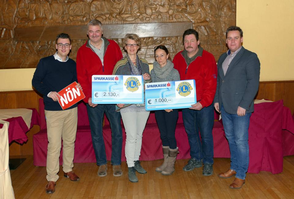 Spendenübergabe LIONS Club Mariandlschießen
