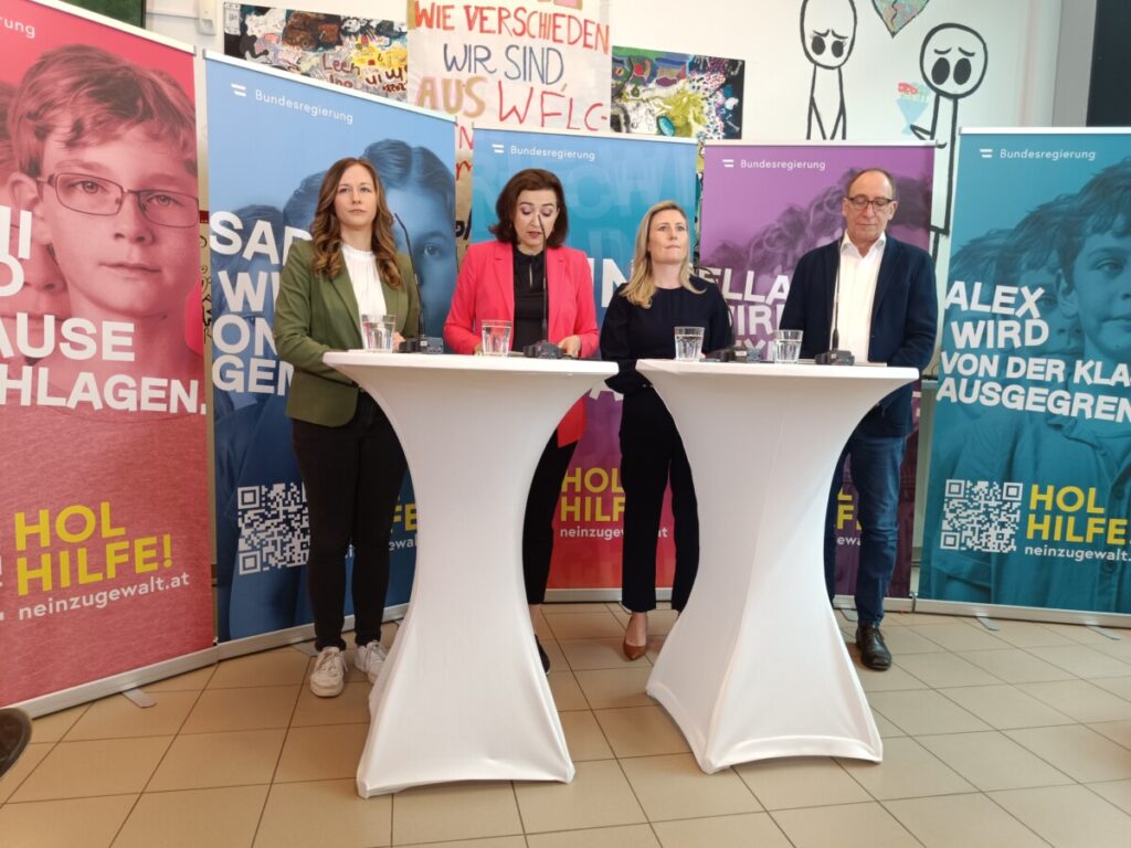 Nein zu Gewalt Kampagne des Bundesministerium